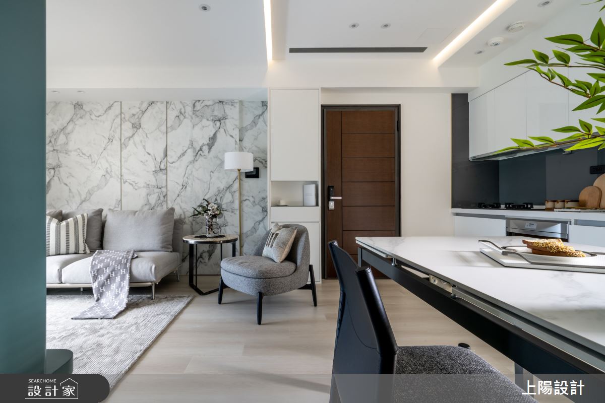 20坪預售屋＿現代風玄關客廳餐廳廚房案例圖片＿上陽設計＿上陽_48之10