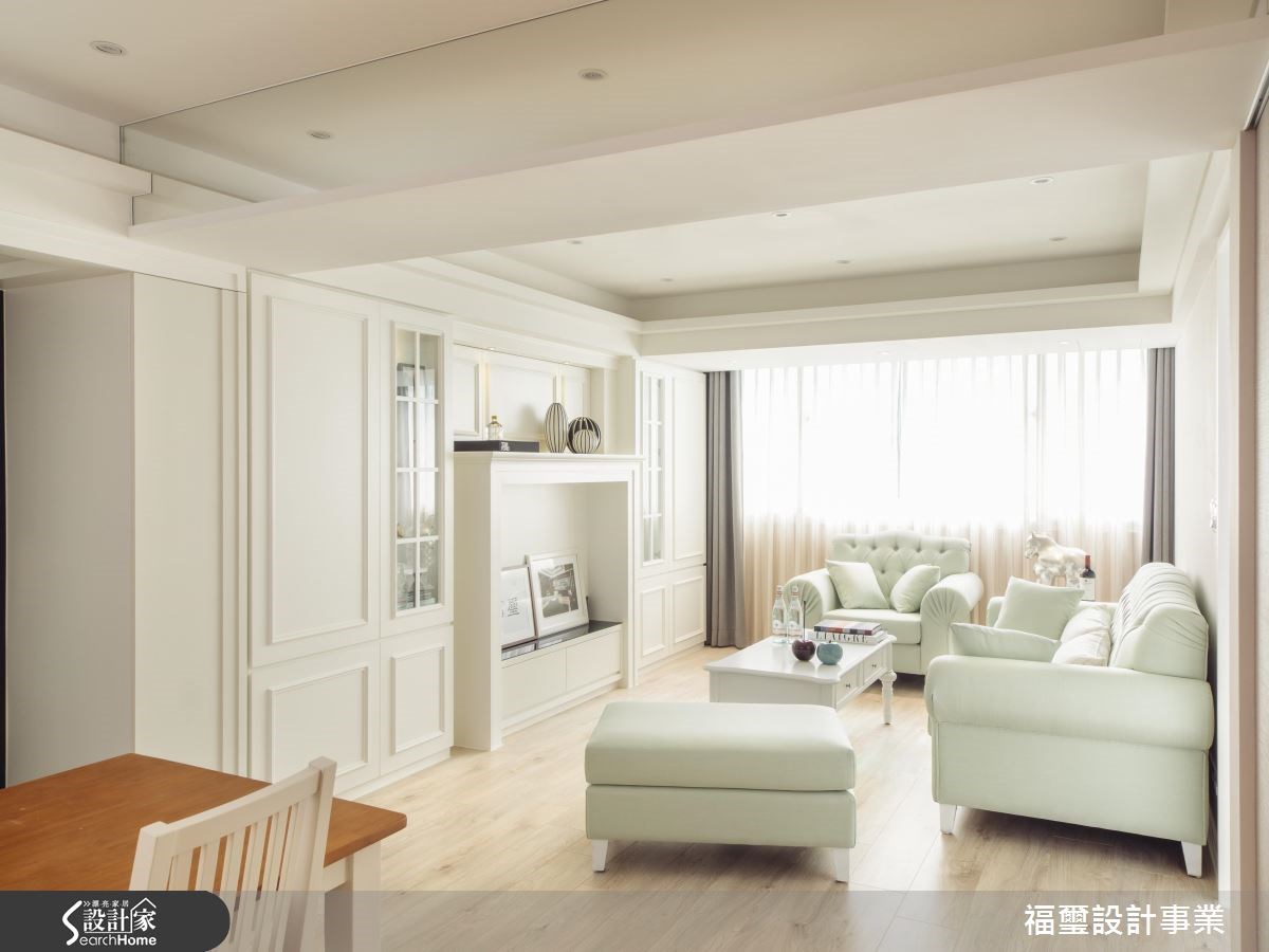 30坪中古屋(5~15年)＿鄉村風客廳案例圖片＿福璽設計事業＿福璽_12之2