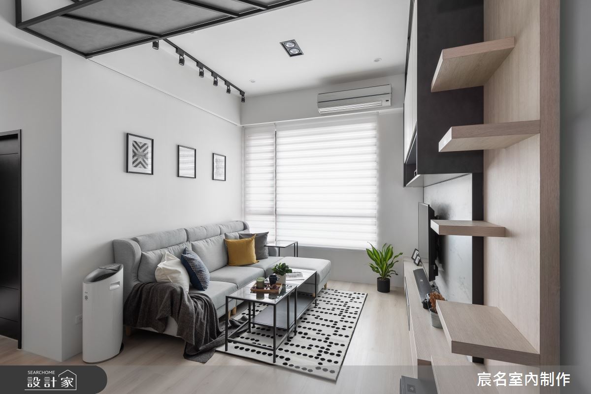 20坪中古屋(5~15年)＿簡約風客廳案例圖片＿宸名設計有限公司＿宸名_形構之7