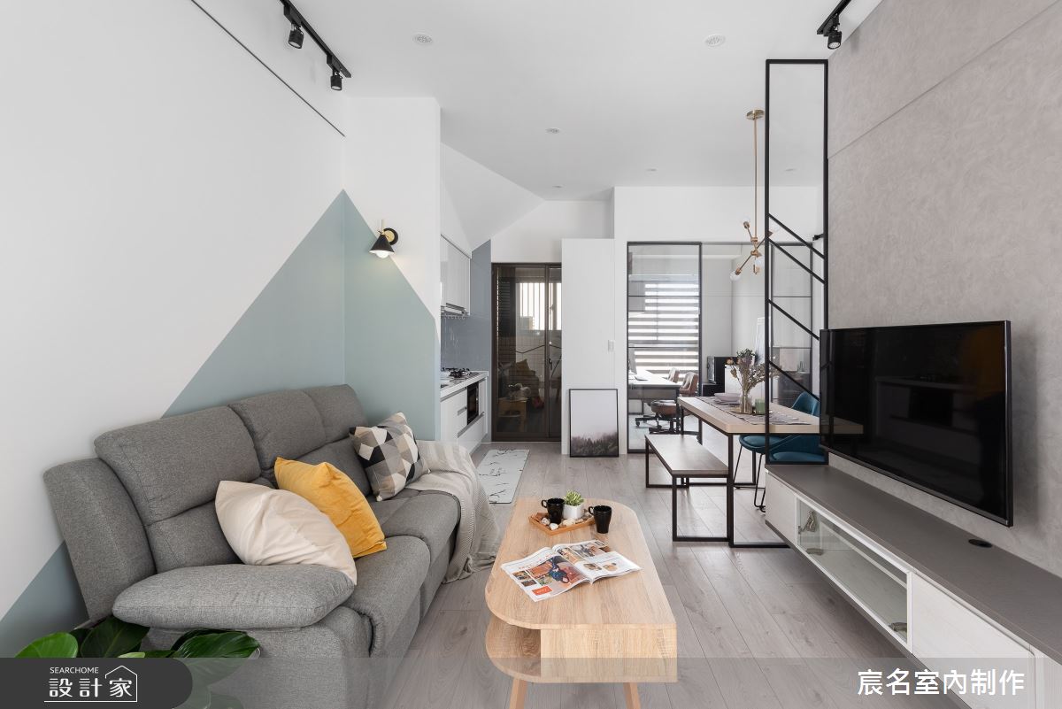 25坪新成屋(5年以下)＿簡約風客廳案例圖片＿宸名設計有限公司＿宸名_沐曦之7