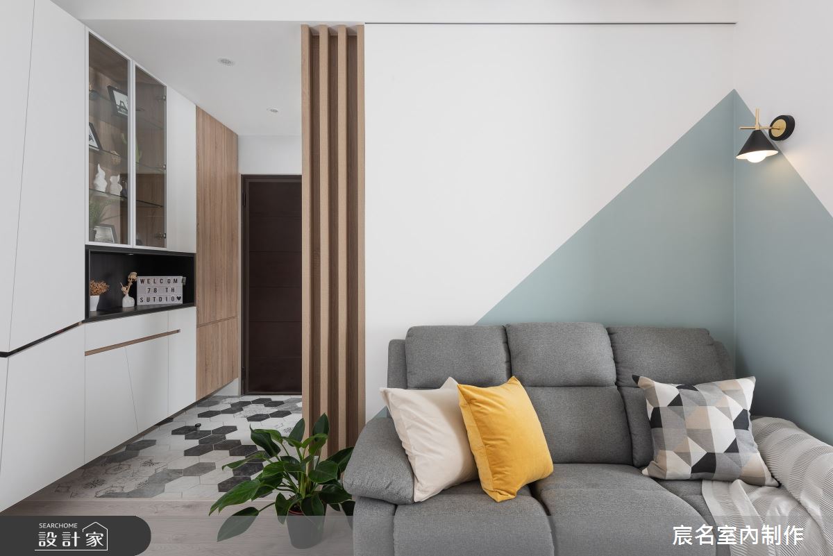 25坪新成屋(5年以下)＿簡約風客廳案例圖片＿宸名設計有限公司＿宸名_沐曦之6