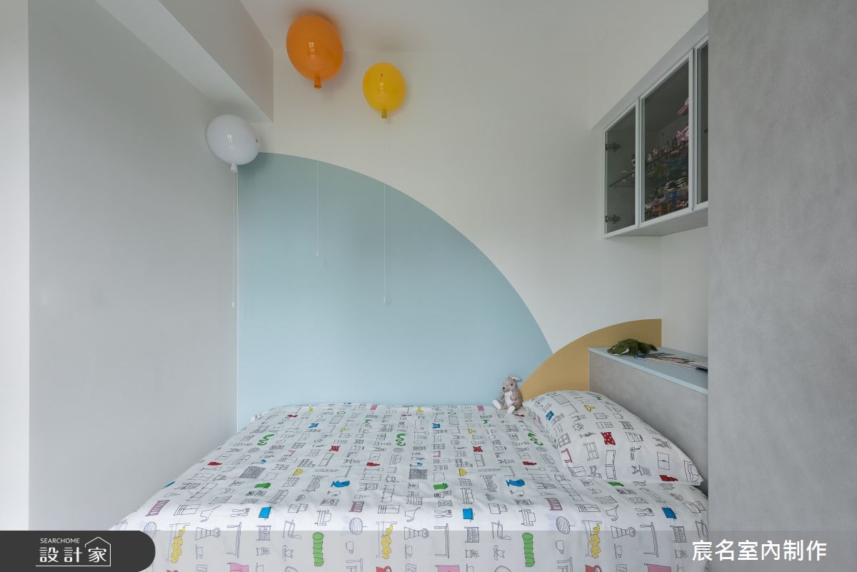 33坪新成屋(5年以下)＿簡約風兒童房兒童房案例圖片＿宸名設計有限公司＿宸名_軸線之9
