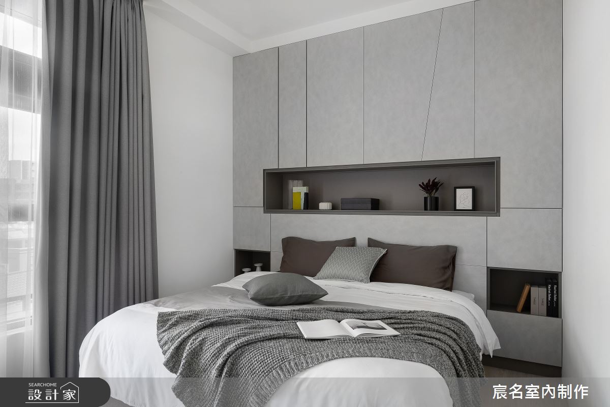 30坪新成屋(5年以下)＿混搭風臥室案例圖片＿宸名設計有限公司＿宸名_方舟之14