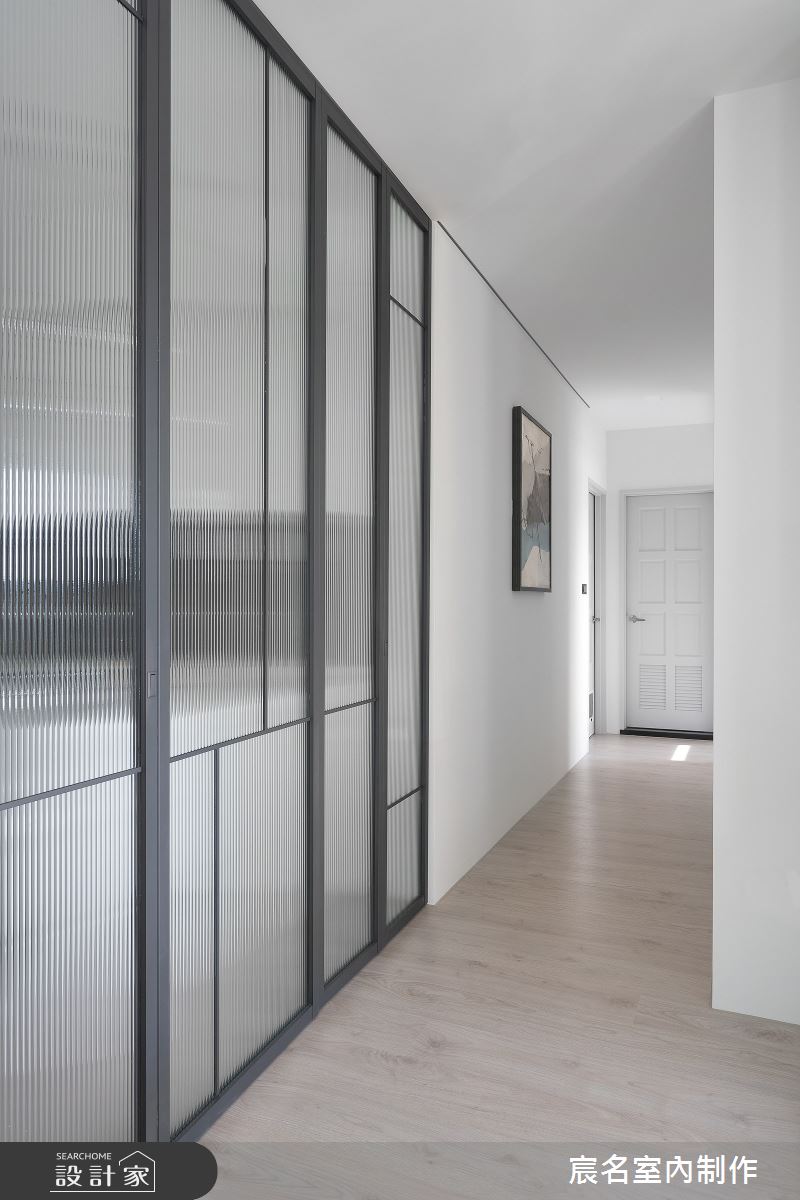 30坪新成屋(5年以下)＿混搭風走廊案例圖片＿宸名設計有限公司＿宸名_方舟之9