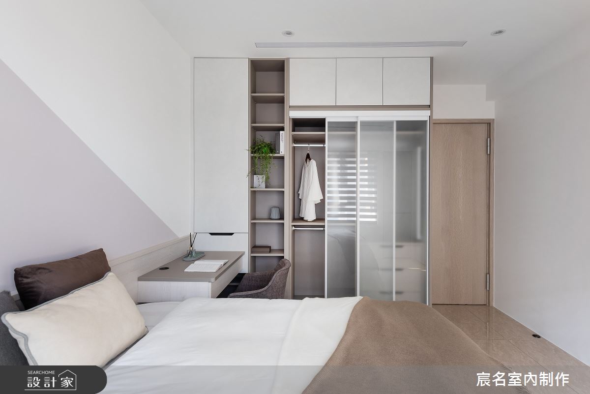 40坪新成屋(5年以下)＿現代風臥室案例圖片＿宸名設計有限公司＿宸名_縷光之30