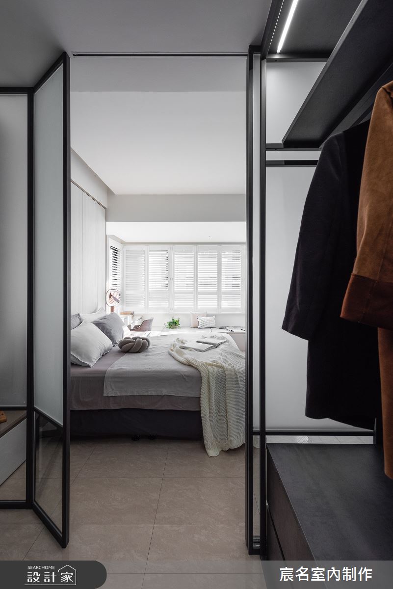 40坪新成屋(5年以下)＿現代風更衣間案例圖片＿宸名設計有限公司＿宸名_縷光之25