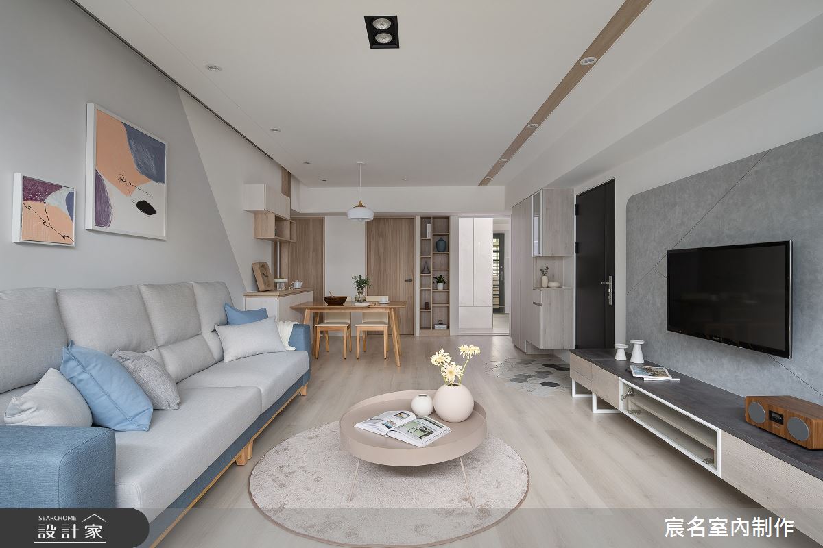30坪老屋(16~30年)＿北歐風客廳案例圖片＿宸名設計有限公司＿宸名_漫拾之8