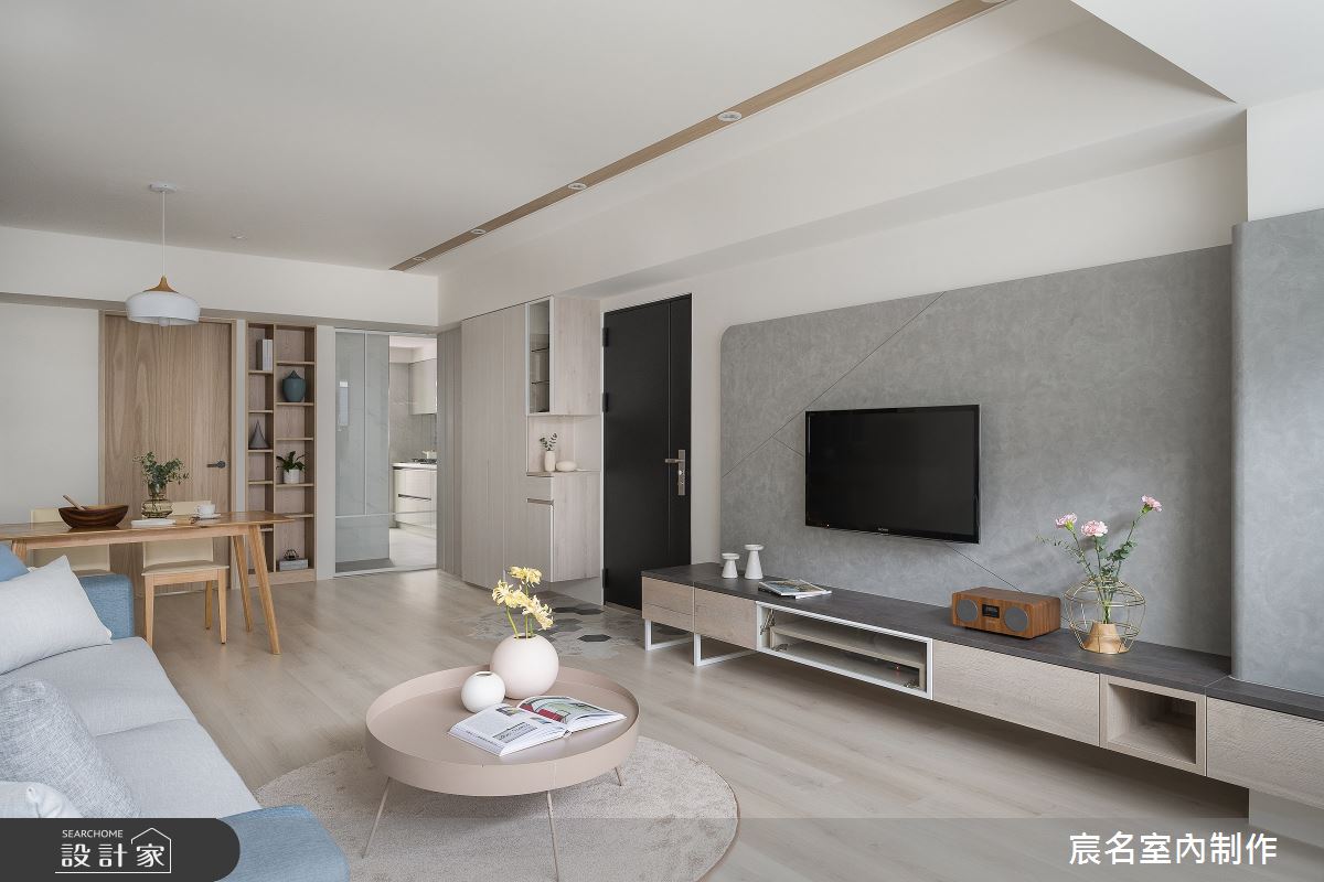 30坪老屋(16~30年)＿北歐風客廳案例圖片＿宸名設計有限公司＿宸名_漫拾之9