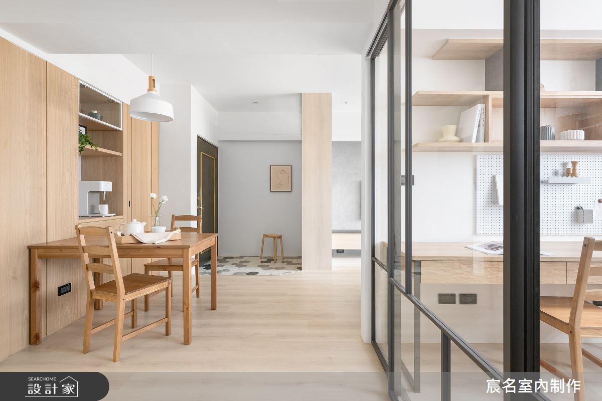 25坪老屋(16~30年)＿簡約風玄關餐廳案例圖片＿宸名設計有限公司＿宸名_森暮之6