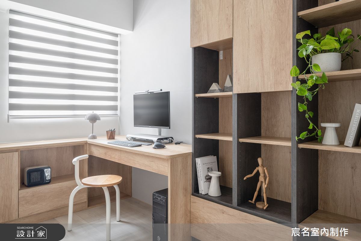 25坪老屋(16~30年)＿簡約風工作區案例圖片＿宸名設計有限公司＿宸名_森暮之14