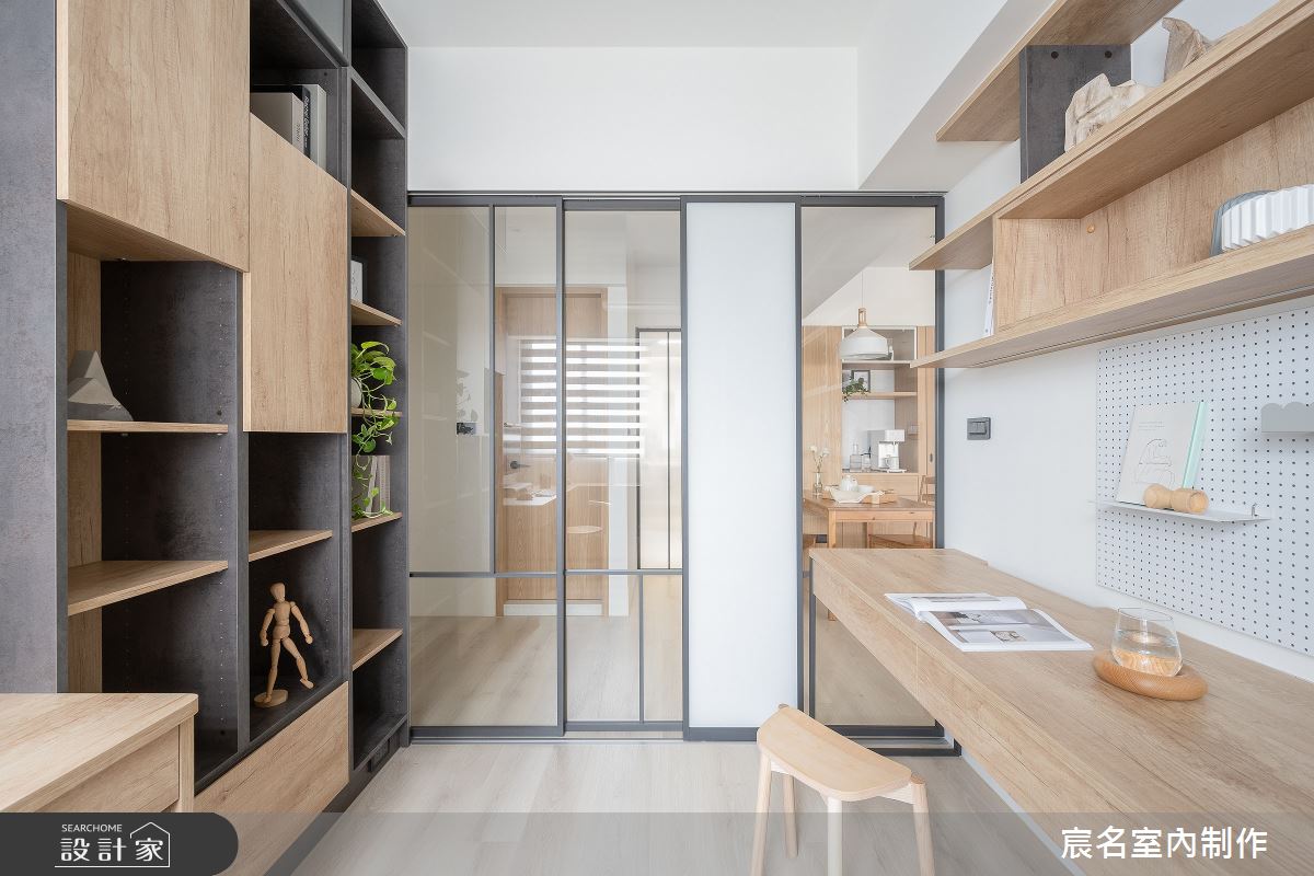25坪老屋(16~30年)＿簡約風工作區案例圖片＿宸名設計有限公司＿宸名_森暮之18