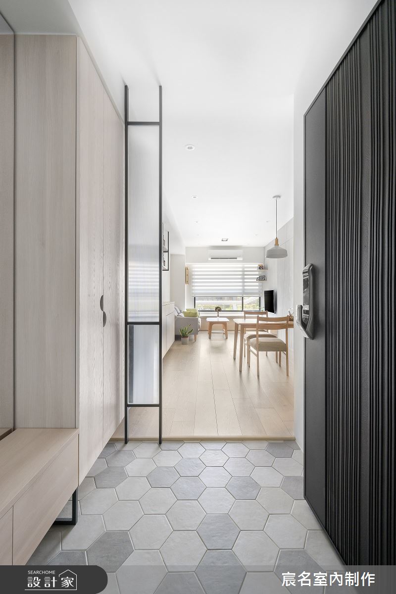 15坪新成屋(5年以下)＿簡約風玄關案例圖片＿宸名設計有限公司＿宸名_栩皙之2