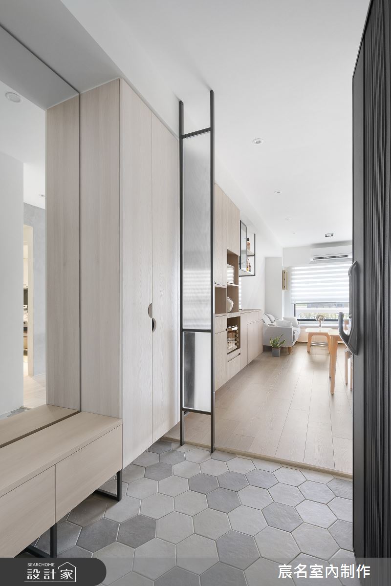15坪新成屋(5年以下)＿簡約風玄關案例圖片＿宸名設計有限公司＿宸名_栩皙之1