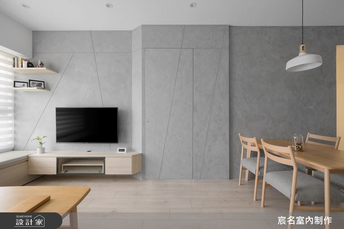 15坪新成屋(5年以下)＿簡約風客廳案例圖片＿宸名設計有限公司＿宸名_栩皙之6