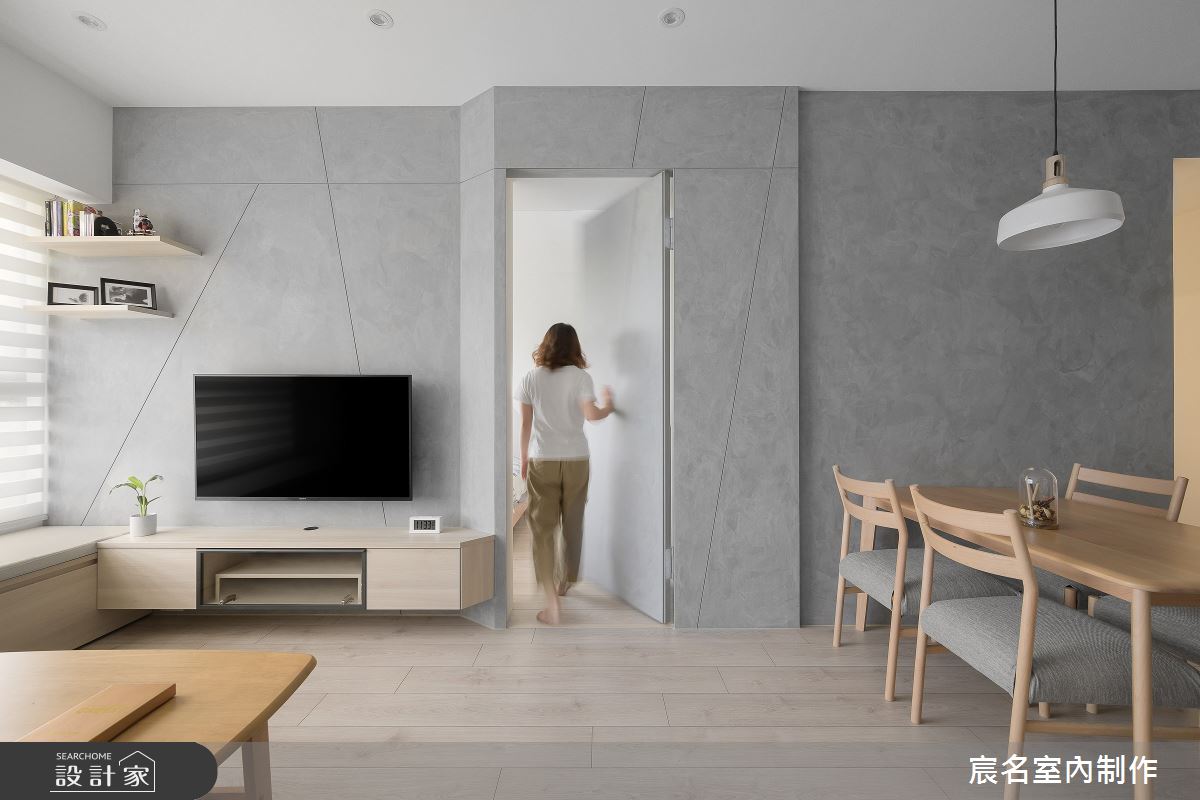 15坪新成屋(5年以下)＿簡約風客廳案例圖片＿宸名設計有限公司＿宸名_栩皙之7