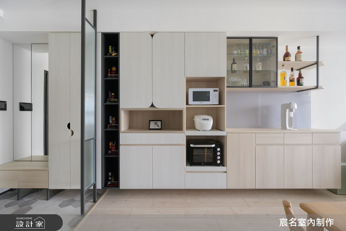 15坪新成屋(5年以下)＿簡約風玄關客廳案例圖片＿宸名設計有限公司＿宸名_栩皙之10