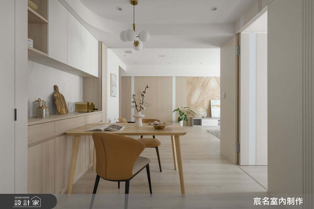 35坪中古屋(5~15年)＿簡約風餐廳案例圖片＿宸名設計有限公司＿宸名_格扉之9