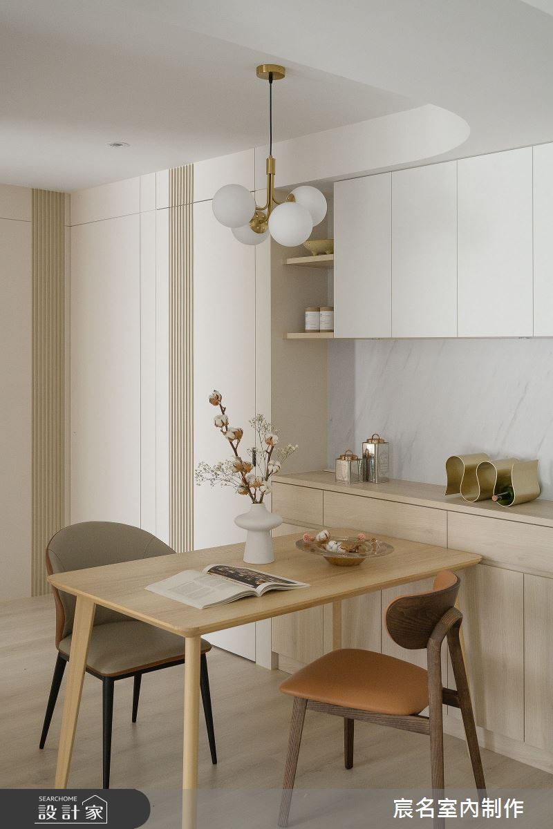 35坪中古屋(5~15年)＿簡約風餐廳案例圖片＿宸名設計有限公司＿宸名_格扉之7