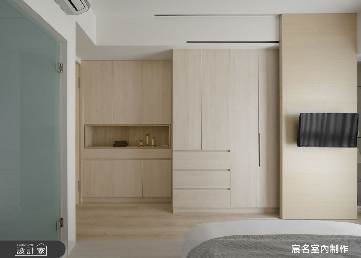 35坪中古屋(5~15年)＿簡約風臥室案例圖片＿宸名設計有限公司＿宸名_格扉之14