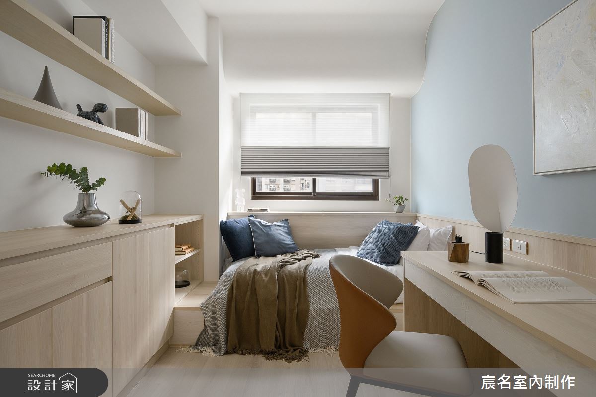 35坪中古屋(5~15年)＿簡約風臥室案例圖片＿宸名設計有限公司＿宸名_格扉之18