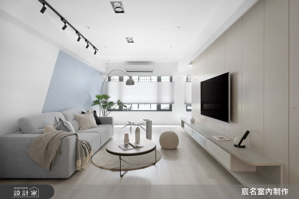 25坪老屋(31~40年)＿簡約風客廳案例圖片＿宸名設計有限公司＿宸名_沐日之8