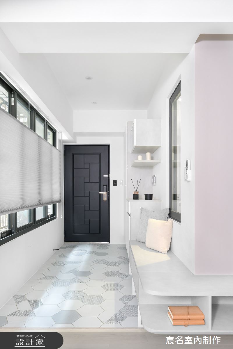 25坪老屋(31~40年)＿簡約風玄關案例圖片＿宸名設計有限公司＿宸名_沐日之2