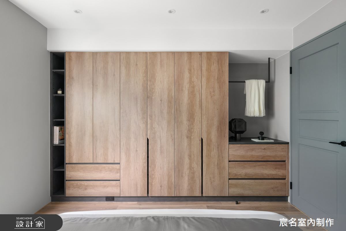 25坪老屋(41~50年)＿簡約風臥室案例圖片＿宸名設計有限公司＿宸名_曜岩之21