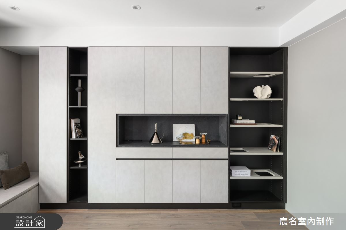 25坪老屋(41~50年)＿簡約風書房工作區臥榻案例圖片＿宸名設計有限公司＿宸名_曜岩之9