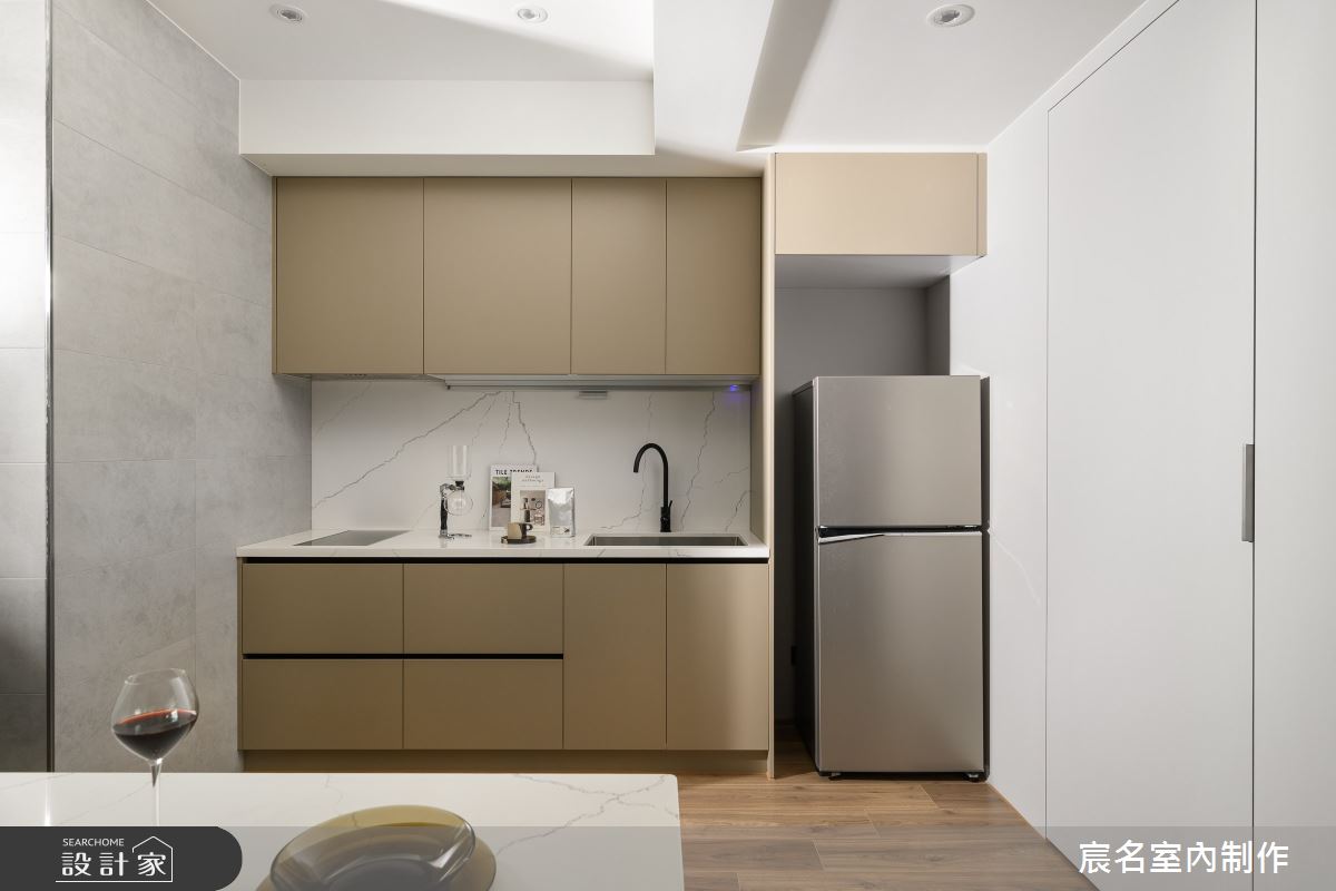 25坪老屋(41~50年)＿簡約風廚房案例圖片＿宸名設計有限公司＿宸名_曜岩之14