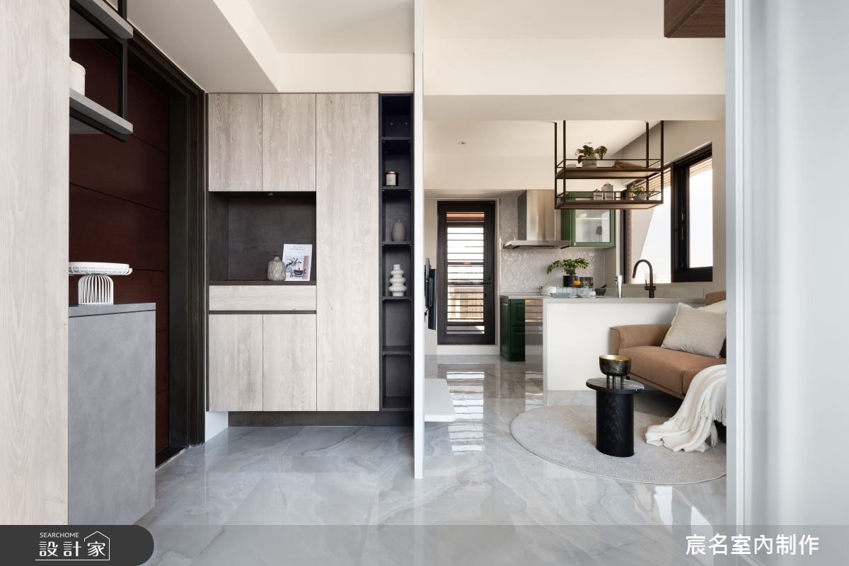 15坪毛胚屋＿現代風玄關客廳餐廳案例圖片＿宸名設計有限公司＿宸名_赫本之8