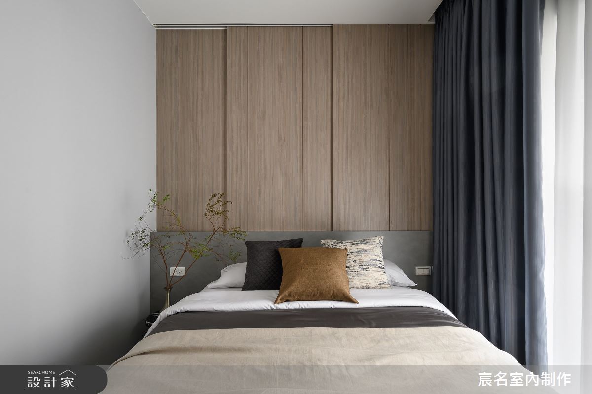 15坪新成屋(5年以下)＿現代風臥室案例圖片＿宸名設計有限公司＿宸名_暮靄之19
