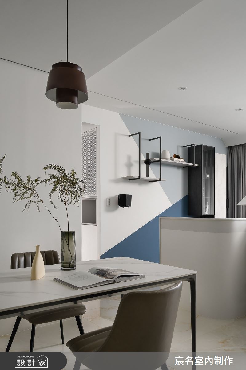 15坪新成屋(5年以下)＿現代風餐廳工作區案例圖片＿宸名設計有限公司＿宸名_暮靄之6