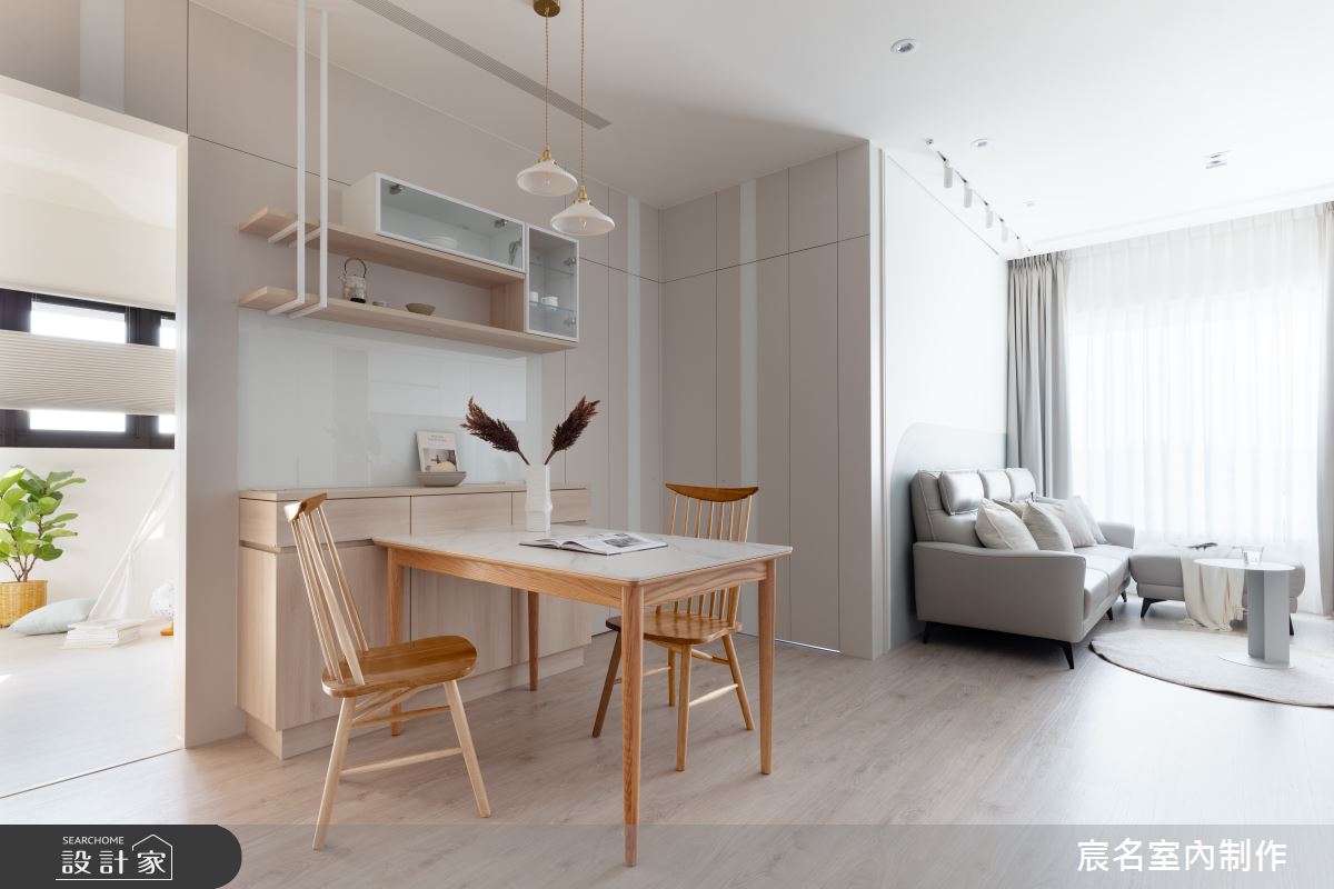 20坪新成屋(5年以下)＿北歐風客廳餐廳兒童房兒童房多功能室案例圖片＿宸名設計有限公司＿宸名_霺霞之15