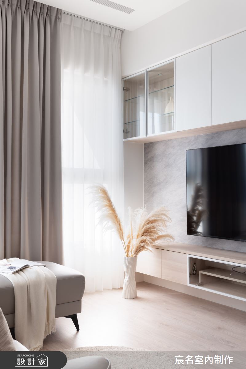 20坪新成屋(5年以下)＿北歐風客廳案例圖片＿宸名設計有限公司＿宸名_霺霞之3