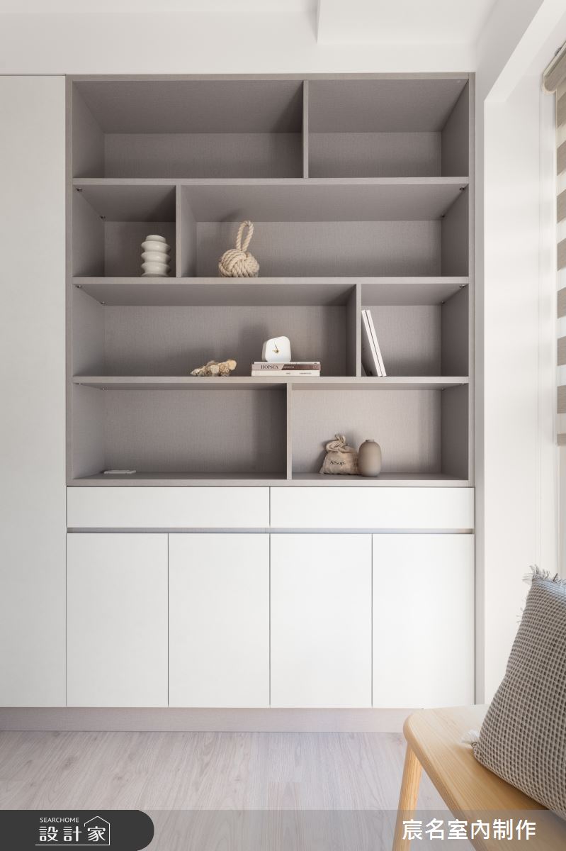 20坪新成屋(5年以下)＿北歐風書房工作區案例圖片＿宸名設計有限公司＿宸名_霺霞之6