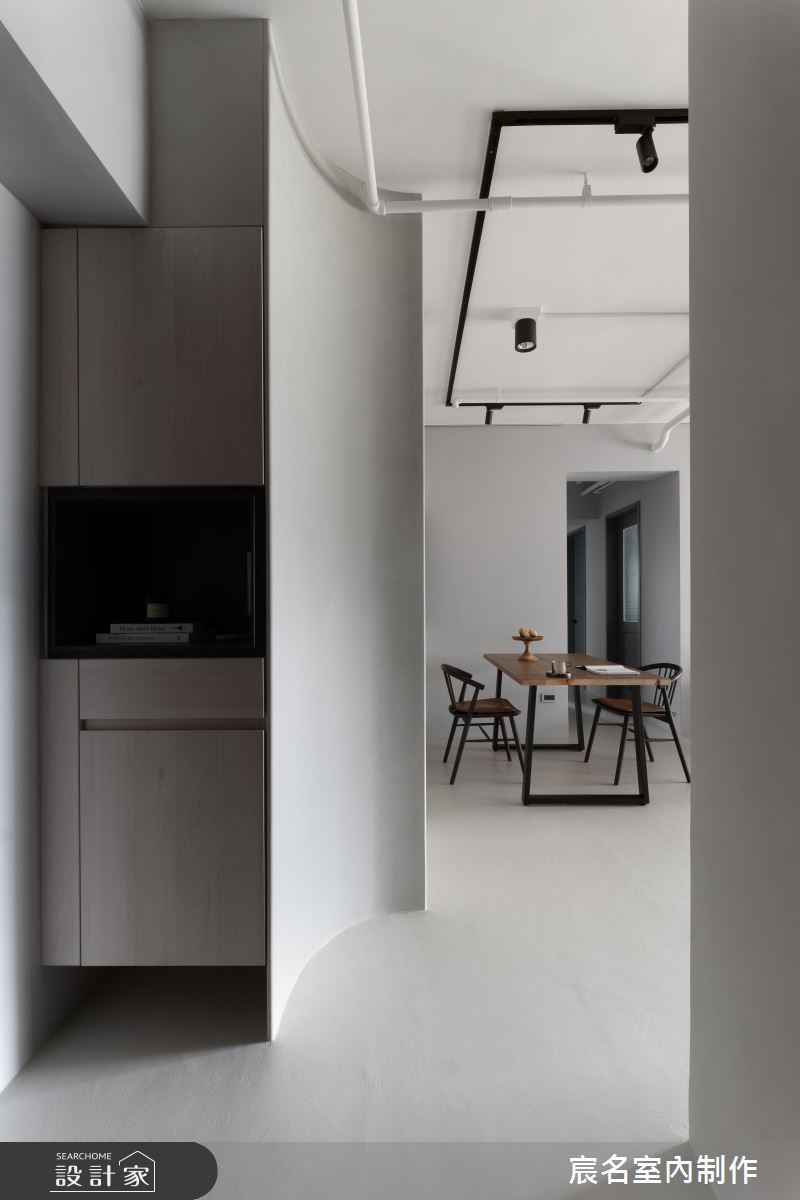 23坪老屋(16~30年)＿極簡風玄關餐廳案例圖片＿宸名設計有限公司＿宸名_靜泊之1