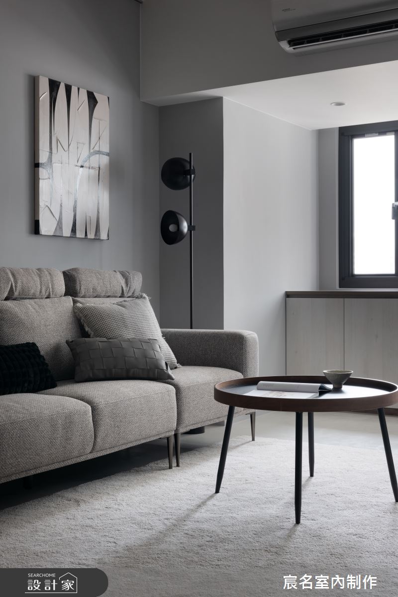 23坪老屋(16~30年)＿極簡風客廳案例圖片＿宸名設計有限公司＿宸名_靜泊之5