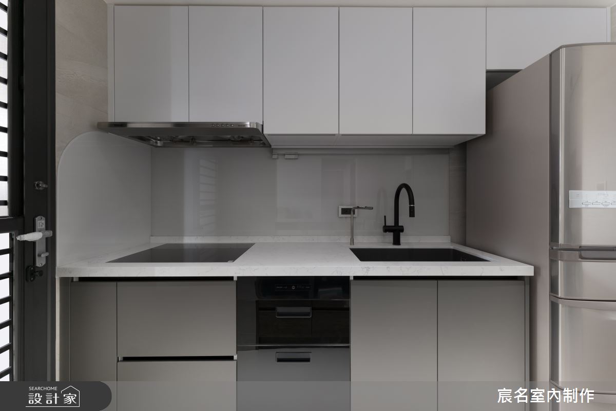 23坪老屋(16~30年)＿極簡風廚房案例圖片＿宸名設計有限公司＿宸名_靜泊之14