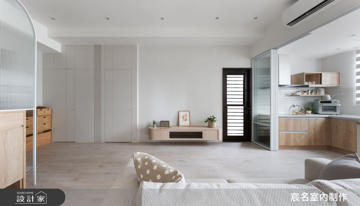 18坪新成屋(5年以下)＿日式無印風客廳廚房案例圖片＿宸名設計有限公司＿宸名_20之5