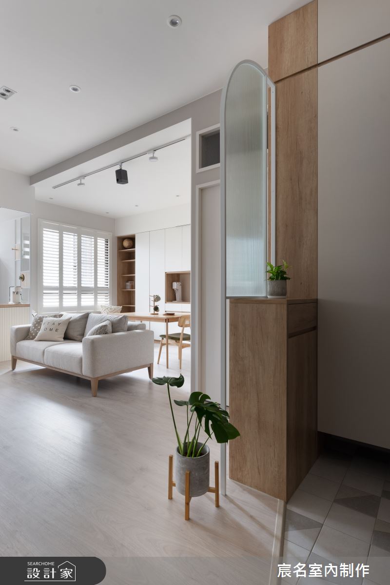 18坪新成屋(5年以下)＿日式無印風玄關客廳案例圖片＿宸名設計有限公司＿宸名_20之16