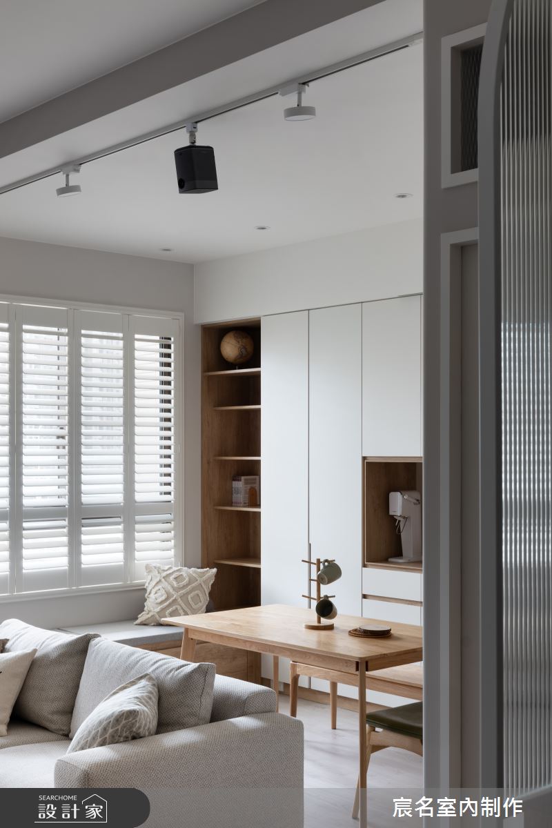 18坪新成屋(5年以下)＿日式無印風客廳餐廳臥榻案例圖片＿宸名設計有限公司＿宸名_20之19