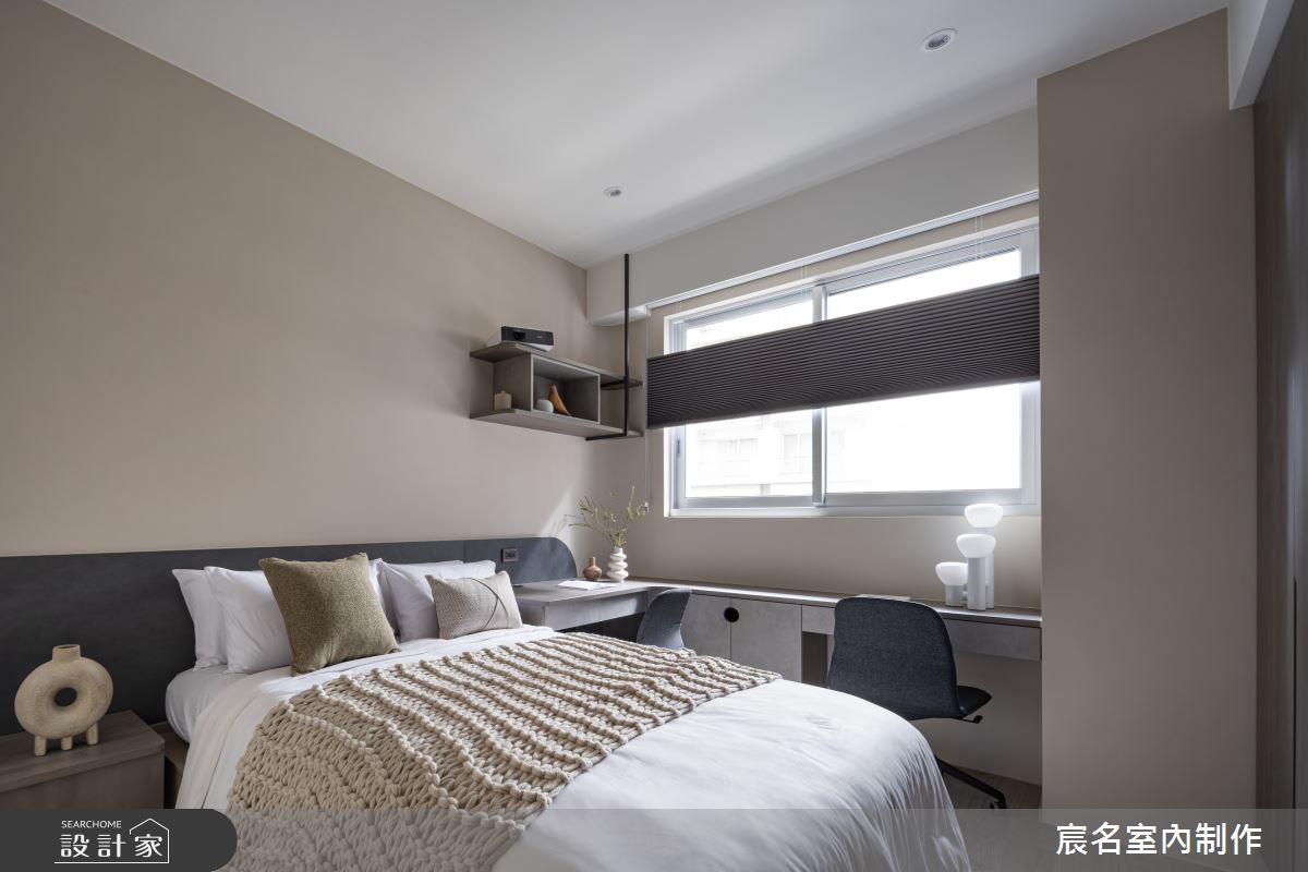 20坪新成屋(5年以下)＿現代簡約風臥室案例圖片＿宸名設計有限公司＿宸名_21之11