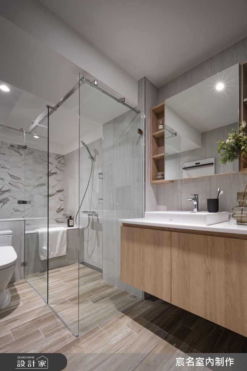 30坪老屋(31~40年)＿現代簡約風浴室案例圖片＿宸名設計有限公司＿宸名_22之22