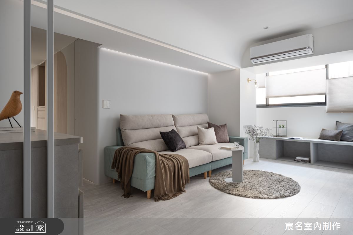 30坪老屋(31~40年)＿現代簡約風客廳案例圖片＿宸名設計有限公司＿宸名_22之1