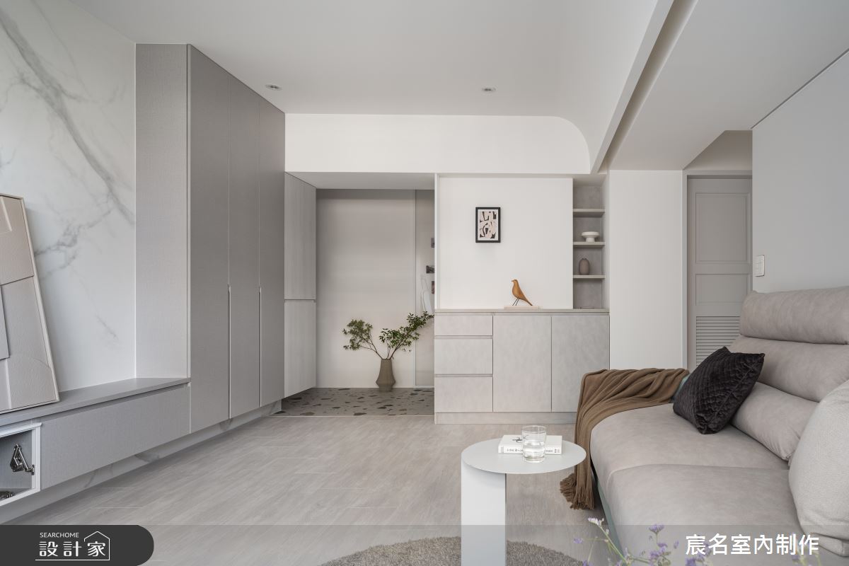 30坪老屋(31~40年)＿現代簡約風玄關客廳案例圖片＿宸名設計有限公司＿宸名_22之7