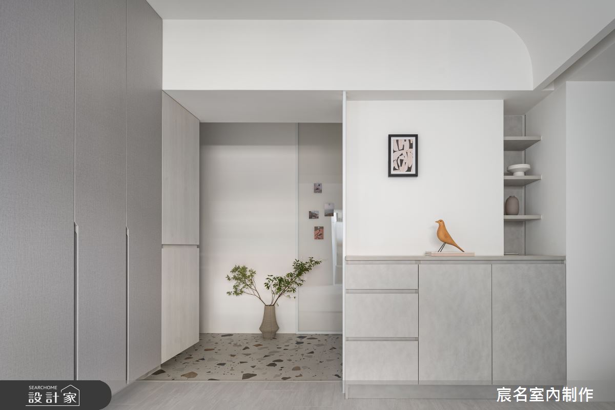 30坪老屋(31~40年)＿現代簡約風玄關案例圖片＿宸名設計有限公司＿宸名_22之8