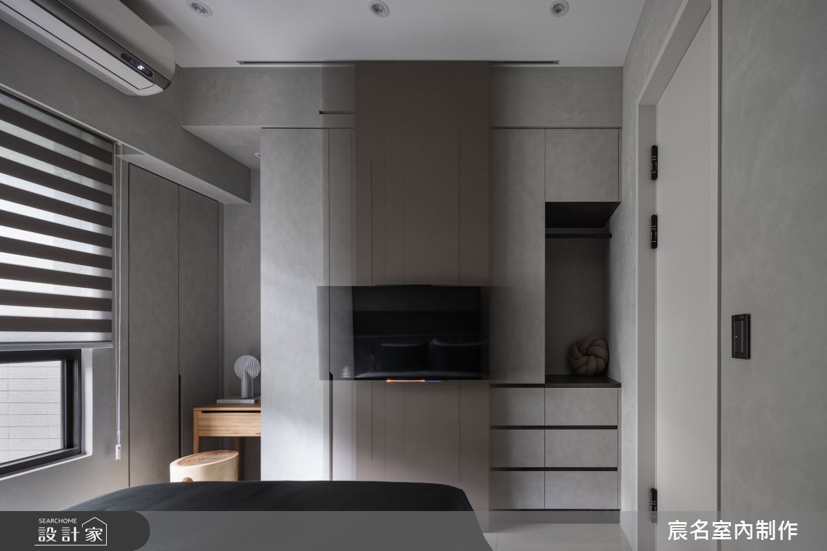 25坪新成屋(5年以下)＿現代簡約風臥室案例圖片＿宸名設計有限公司＿宸名_24之35