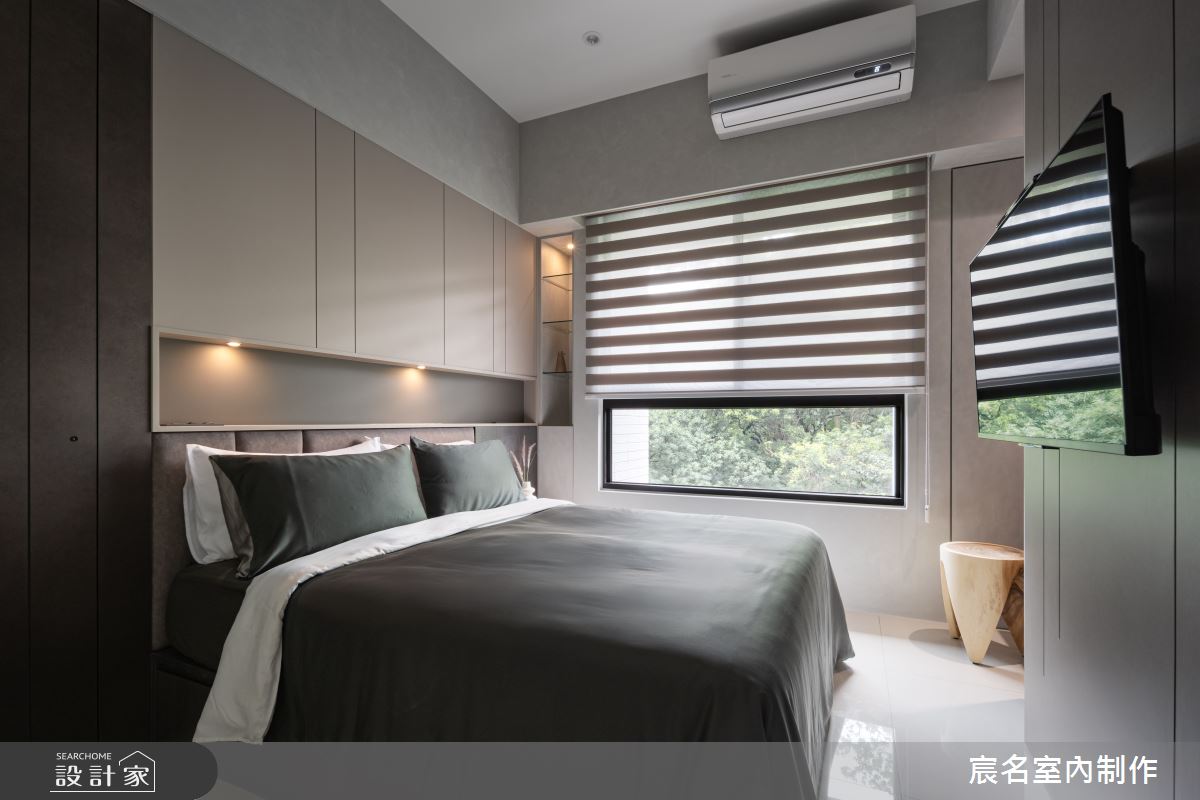 25坪新成屋(5年以下)＿現代簡約風臥室案例圖片＿宸名設計有限公司＿宸名_24之29