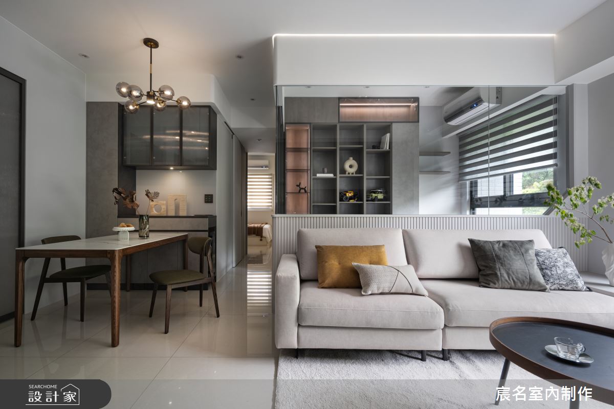 25坪新成屋(5年以下)＿現代簡約風客廳餐廳案例圖片＿宸名設計有限公司＿宸名_24之19