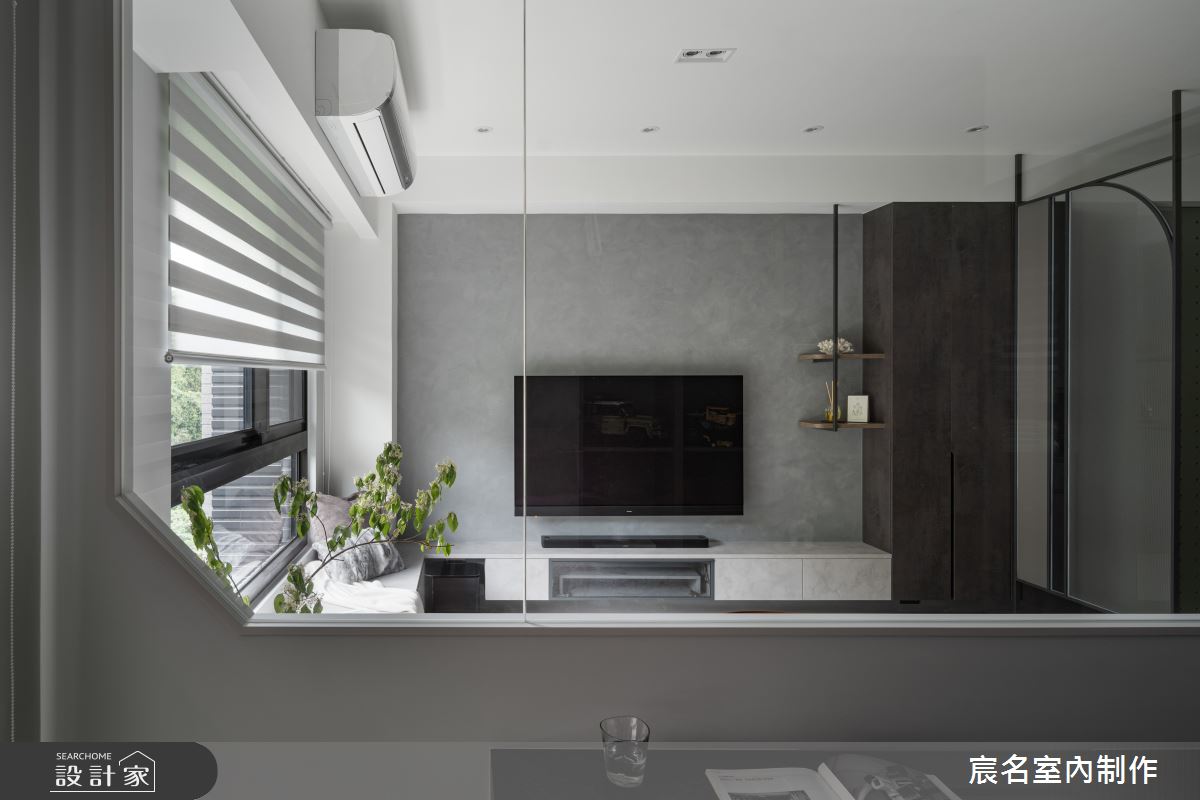 25坪新成屋(5年以下)＿現代簡約風客廳案例圖片＿宸名設計有限公司＿宸名_24之27